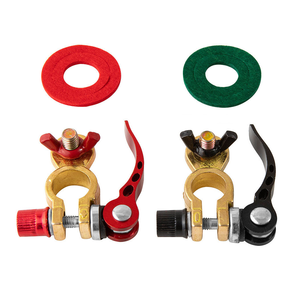 Red and Black Copper battery joint pile head