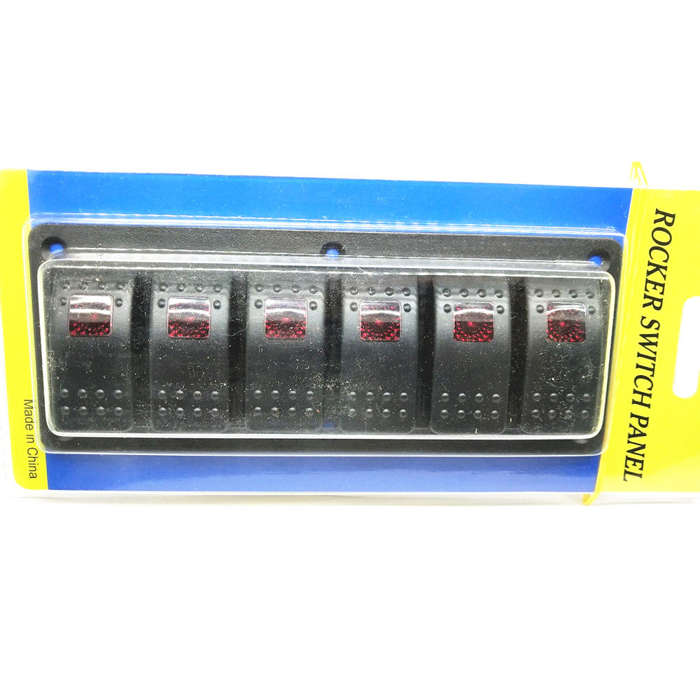 FT-SP1816 6gang Marine Boat Switch Panel(wholesale ,contact us before order)