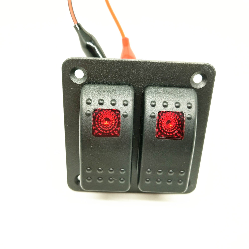 12V 24V 20A Aluminum Rocker Switch Panel /OEM contact us to get really price