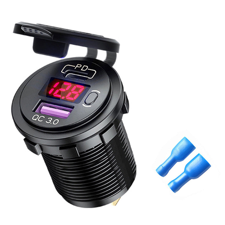 FT-DS3034-Car charger PD fast charging with digital display (contact us before order)