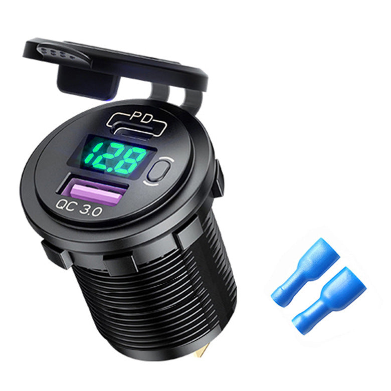 FT-DS3034-Car charger PD fast charging with digital display (contact us before order)