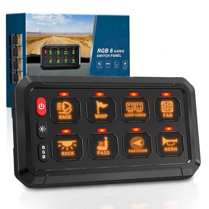 12V 24V Switch Panel RV, Jeep, yacht, off-road switch panel(contact us before order)