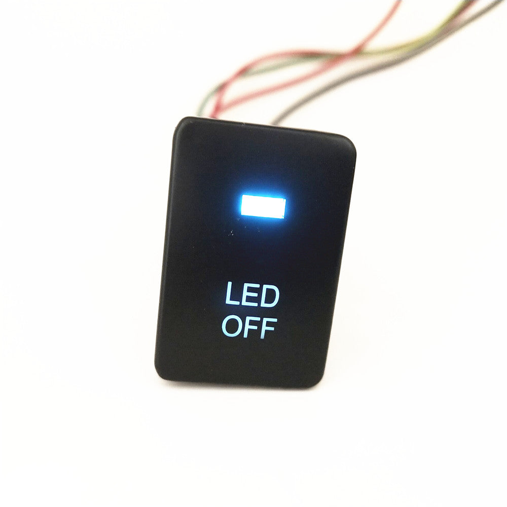 12v Push Button Switch Blue LED on off
