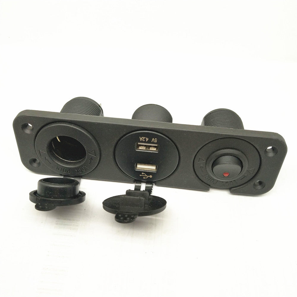 12 Volt DC Power Charger Adapter FOR ATV Marine car (contact us before order)