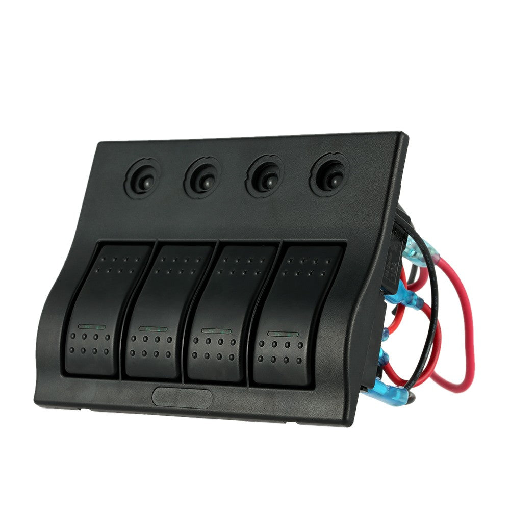 12V 24V 20A Aluminum Rocker Switch Panel /OEM contact us to get really price