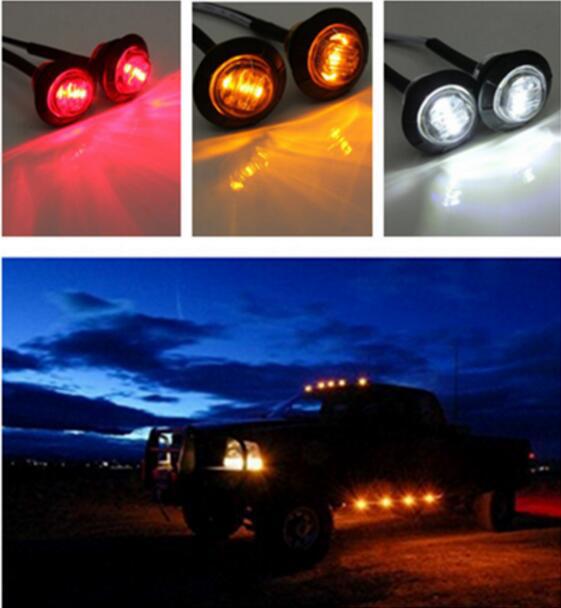 12v or 24v 3/4 inch truck side light 3LED signal light(wholesale,Contact us before order)