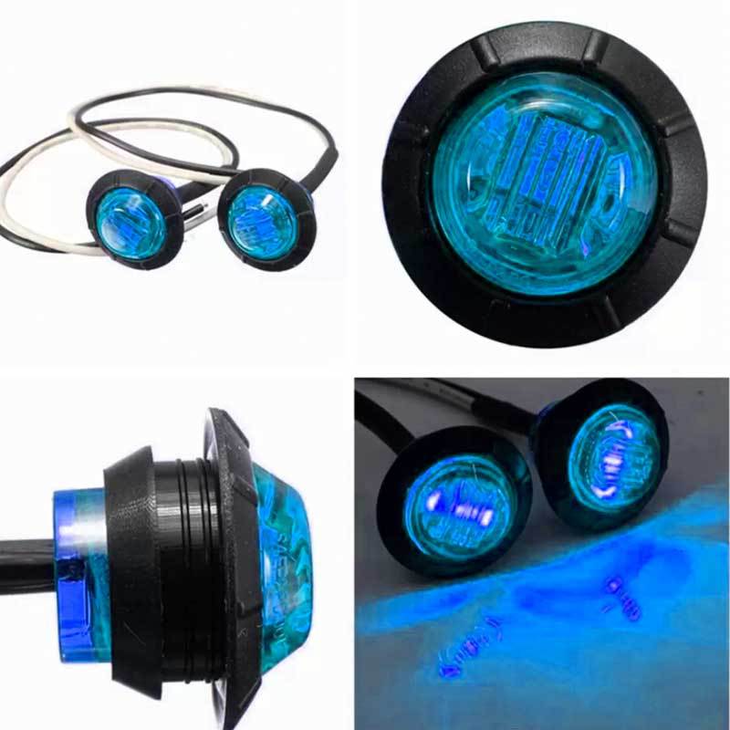 12v or 24v 3/4 inch truck side light 3LED signal light(wholesale,Contact us before order)