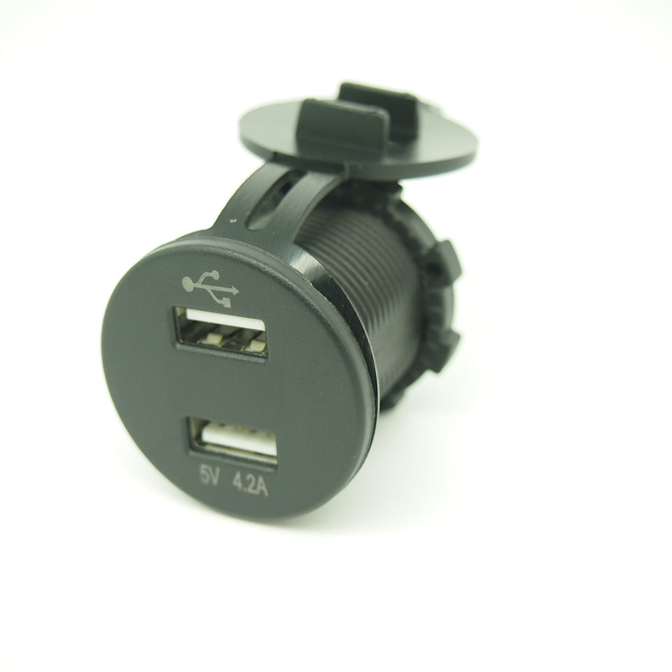 USB Charger Socket with LED Voltmeter for Boat Moto RV(contact us before order)