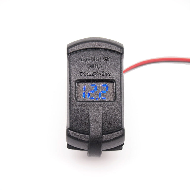 Marine USB Rocker Switch 12V Dual Charger Ports-FT-DS2013-E