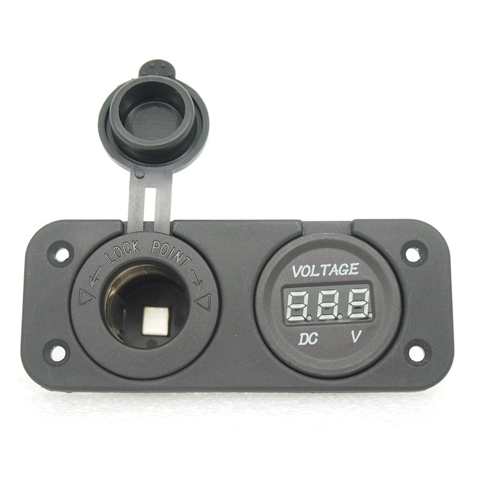2holes panel 12V USB Outlet socket Marine Panel Plug(contact us TO get best pricebefore order)
