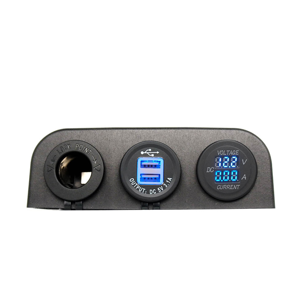 12V Marine Boat Cigarette Lighter Socket, 3 in 1(contact us before order)