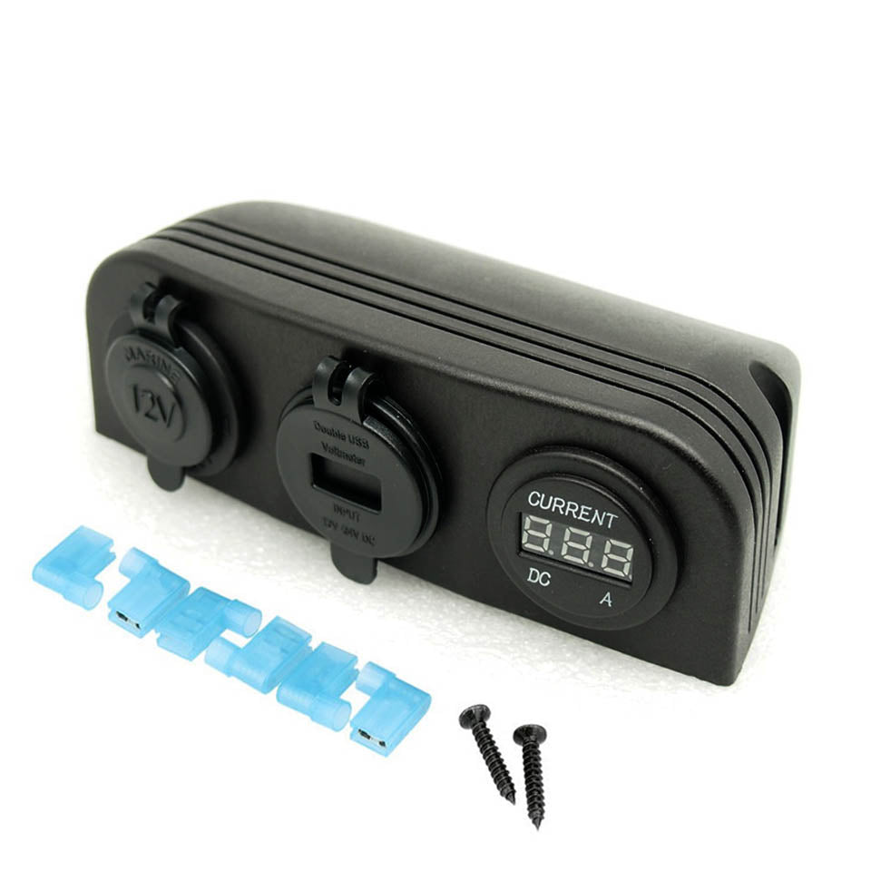 12V Marine Boat Cigarette Lighter Socket, 3 in 1(contact us before order)
