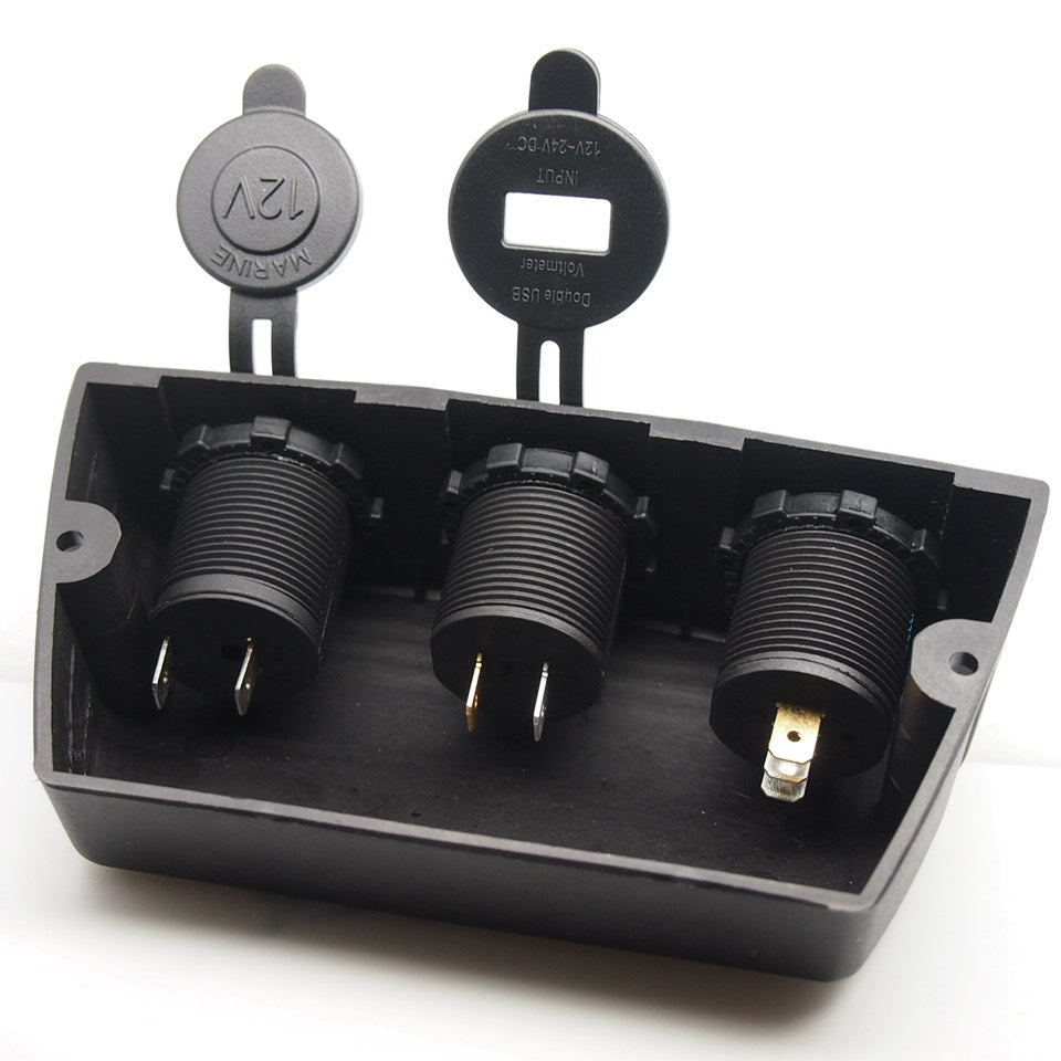 3holes tent panel USB Socket Tent Panel, Cigarette Lighter Socket (contact us TO get best price before order)