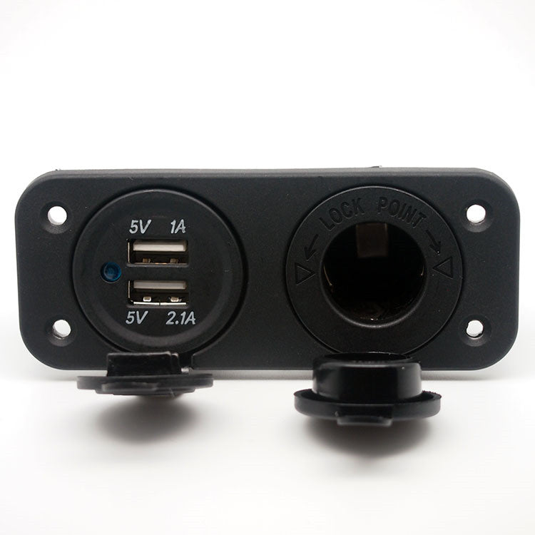 USB Charger Socket Waterproof Power Outlet 12V/24V for Car Boat Marine RV Mobile(contact us before order)