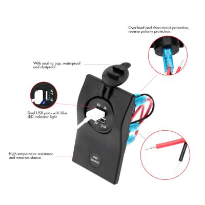 Marine 3.1A USB Socket Panal (FPN-DCS2)