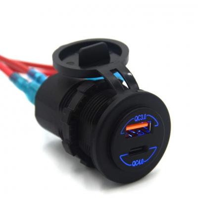 QC4.0 QC 3.0 and USB-C Port Charger(FDS1906)