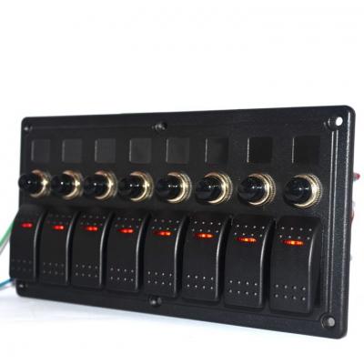 Marine Control Rocker Switch Panel(FPN-CB8)