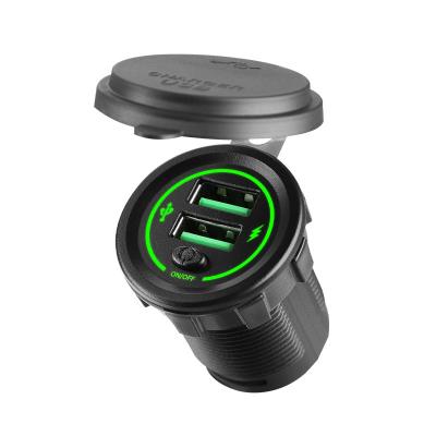 12V-90VInput 66W USB Car Phone Charger(FSM272) 