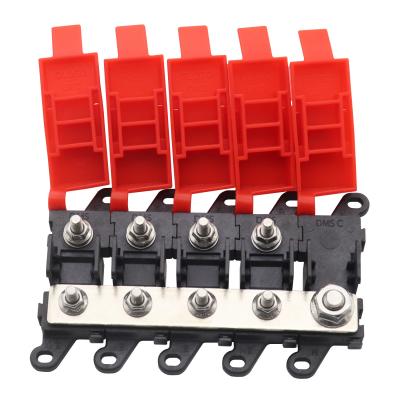 Small Fork Bolt Fuse Holder Hhigh-Power Fuse Box（FAMP-DMS-4）
