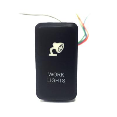 ON OFF Toyota Blue Light Push Switch