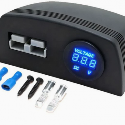 Anderson50A with 12-24V voltmeter connector Tent Panel
