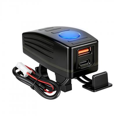 Motorcycle charger PD mobile phone fast charging USB (FTAYUK15)