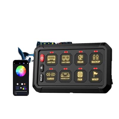 RGB Dimming Bluetooth-Controlled 12V Universal Automotive Lighting Control Panel