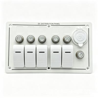 5-way vehicle and boat rocker switch panel
