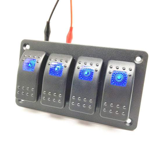 12V 24V 20A Aluminum Rocker Switch Panel /OEM contact us to get really price