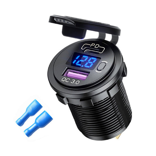 FT-DS3034-Car charger PD fast charging with digital display (contact us before order)
