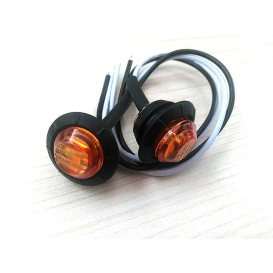 12v or 24v 3/4 inch truck side light 3LED signal light(wholesale,Contact us before order)