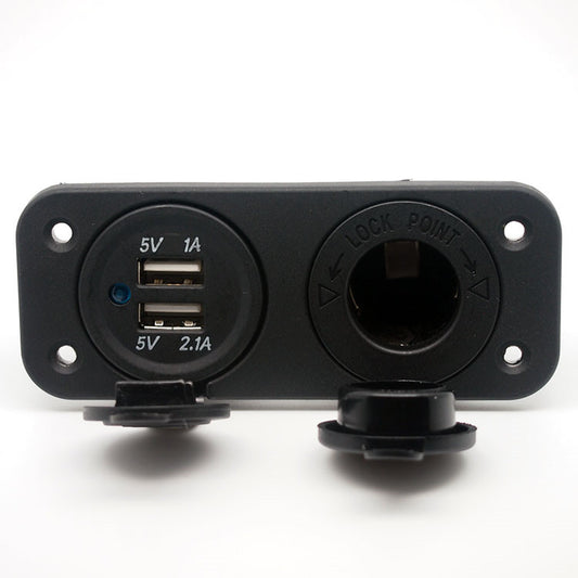 USB Charger Socket Waterproof Power Outlet 12V/24V  for Car Boat Marine RV Mobile(contact us before order)